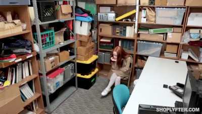Slim Small-titted Redhead Shoplifter Gets Fucked Hard And Jizzed But Not Jailed