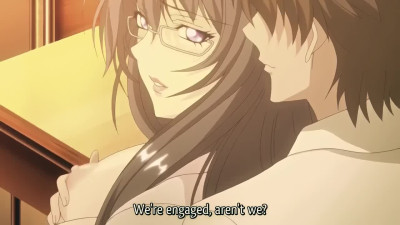 Busty teacher with glasses loves being fucked in missionary - Hentai