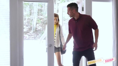 Wild stepdaughters Avery Moon and Cameron Minx swap their daddies for a while