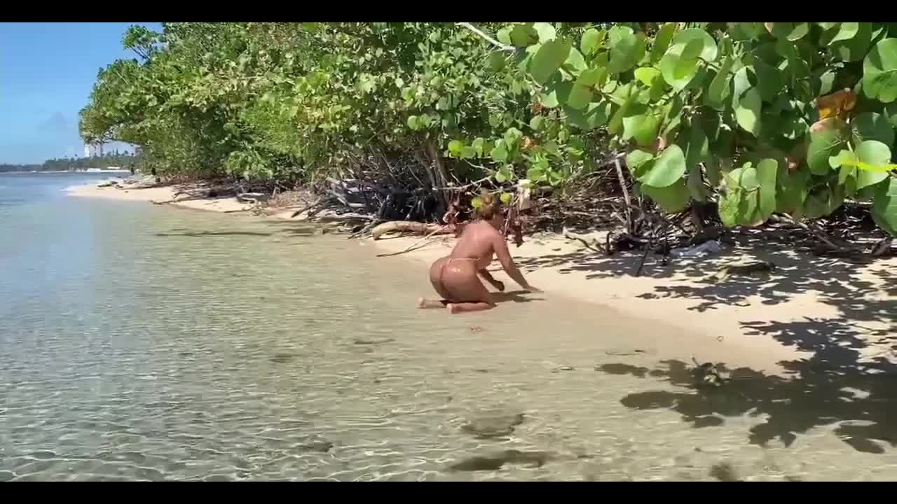 Watch Badonkadonk sucks cock on the beach and gets creampied in public Full. Duration: 11:55 | ePornBabe.