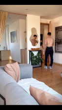 Busty horny latina sucking cock and riding him