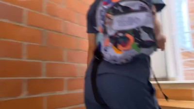 Fucked his small titted nurse coworker pov