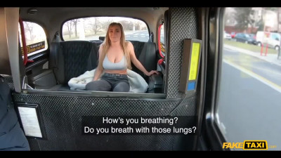 Public meetings in a taxi with a busty blonde Josephine Jackson.