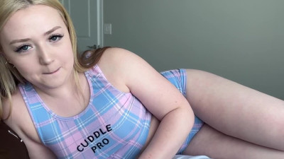 Blonde BBW stepsis fucked for the first time pov
