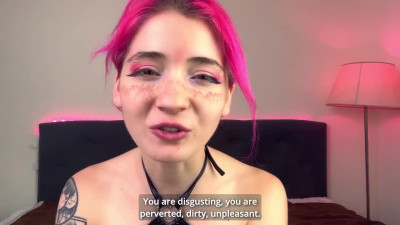 Tiny Slim Teen Domina Emma Flore Wants You To Follow Her JOI And Play With Your Own  Ass
