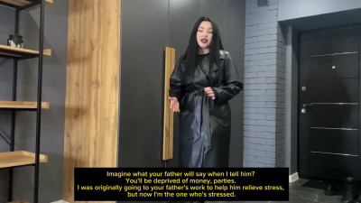 Horny goth stepmom demands stepson's cock in her ass