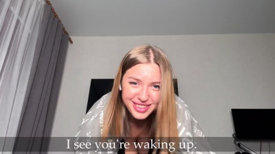 The best ever morning sex with my busty and big ass girlfriend from Russia