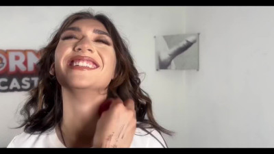 Slim teen Serena Hill banged hard on a porn casting