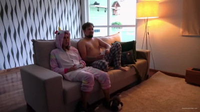 Kigurumi homemade fuck with rich mouth cumshot in the very end