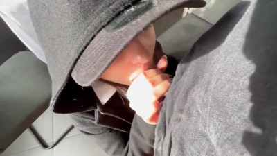 Shy Japanese girl gets her shaven pussy tested by her boyfriend