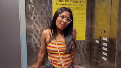 Philipino babe Jada Kai gets into a one-night stand with a horny white dude