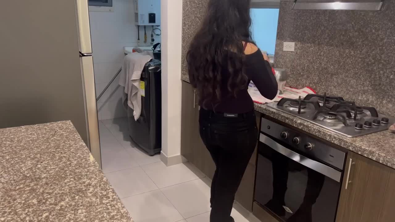 Watch Lusty Latina Cutie Eats the Juicy Bald Pussy Of Her Curvy Babysitter In the Kitchen Full. Duration: 08:43 | ePornBabe.