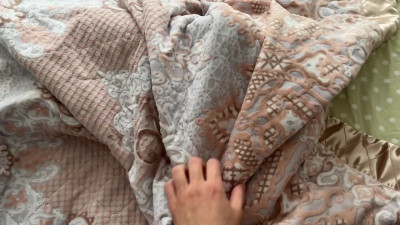 Stepbrother fucks his beloved stepsister in her sweet pussy on the bed
