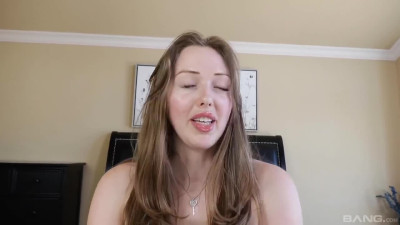The sweet girl's juicy peach is shaking from a wild ride on the penis.