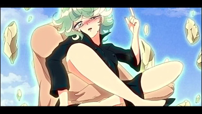 Petite Tatsumaki gets big cock in her pussy