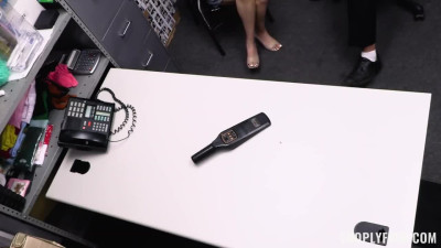 Slim Asian Shoplifter Gets Her Pussy Examined, Fingered, Licked & Fucked By a Perv Security Guy