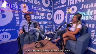 Naty Delgado on the famous Juan Bustos show - everyone should watch.