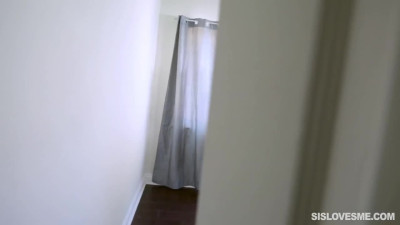 Sex-starved beauty asks her stepbrother for penetration into her pussy.