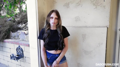 Pretty Slim Small-titted Cutie Learns To Sexually Satisfy Her Perv Stepdad & His Long Cock