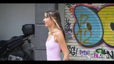 Gorgeous Colombian Teen Mell Blanco got her anal destroyed