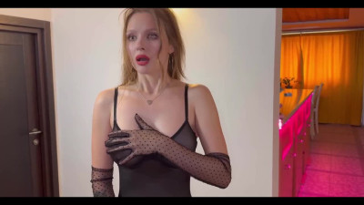 Russian slut didn't expet him to have such a big cock