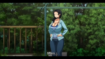 anime sex with big tits brunette stepmother.