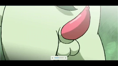 Green Furry fucking outdoors 2D cartoon porn
