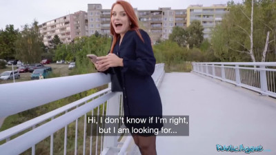 Clemence Audlard gets her tight body tested by a public agent