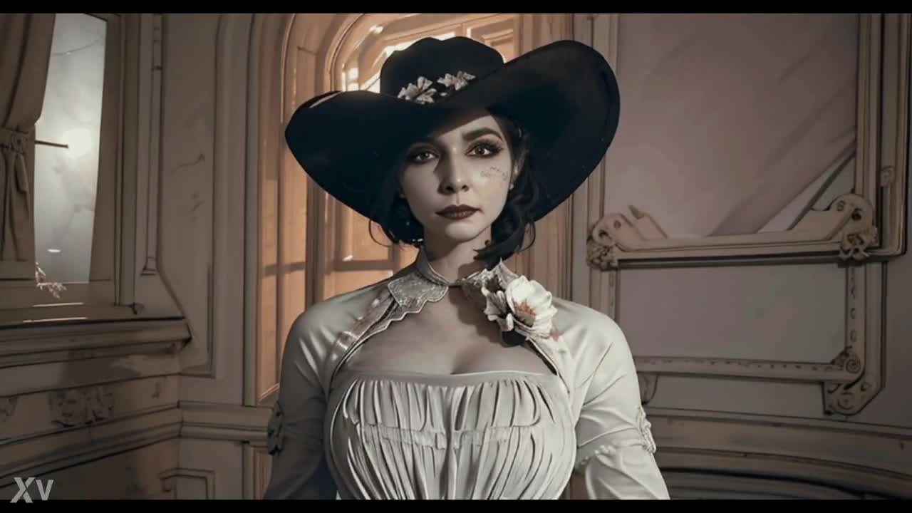 Watch Busty Lady Dimitrescu in a dress and a big hat generated by AI. Full. Duration: 00:22 | ePornBabe.