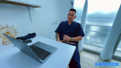 Doctor Impregnates Curvy Big-assed Latina MILF, While Her Hubby Is Waiting For Her Behind the Door