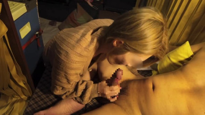 Phat ass Japanese MILF found herself two guys to be spitroasted by