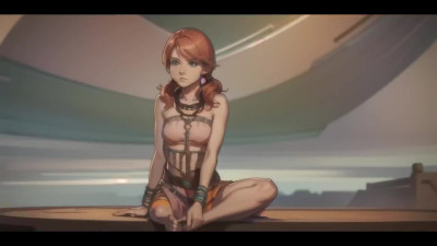 Final Fantasy's Oerba Dia thicc AI generated teen