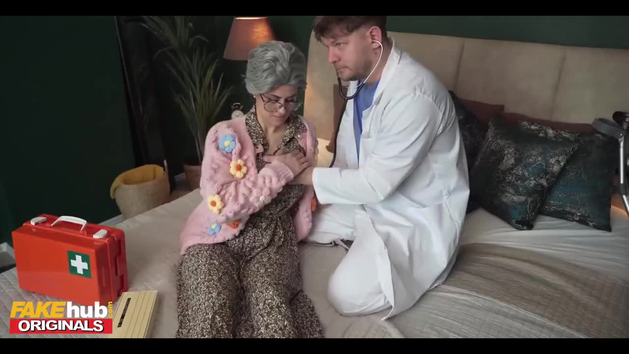 Watch Lusty Busty Old Granny Needs To Suck & Ride Her Doctor's Boner To Feel Better Full. Duration: 15:45 | ePornBabe.