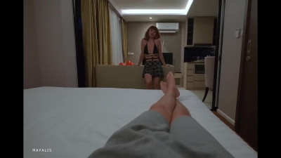 Stepbrother what are you doing here? Do you want to fuck my pussy?