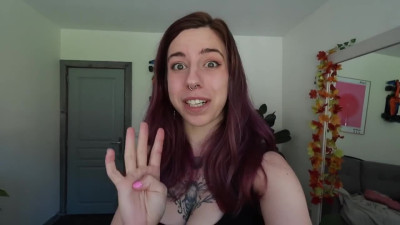 Busty french teens vlog with her pleasing herself in the hotel