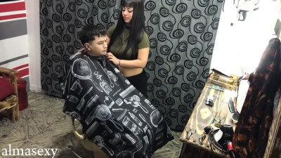 Argentinian hairdresser provides sex services to a young handsome client