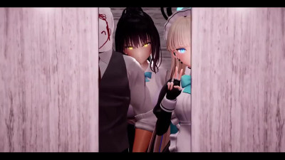 Hot gangbang porn animation with three office anime chicks at once.