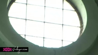 Gangsters bang hot blondes on the factory - Vintage orgy