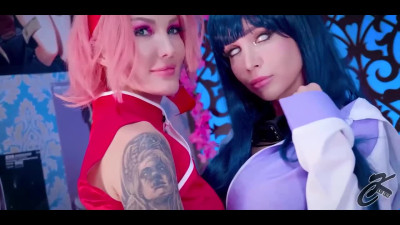 Hardcore sluts Wild Tali and Ksu Colt - Hinata and Sakura's me time