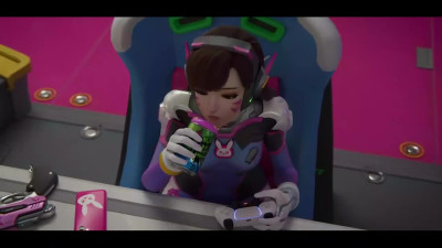 Overwatch Porn Parody: Pretty Petite D.Va Gets Fuck Ruthlessly Hard Under the Supervision Of Sombra