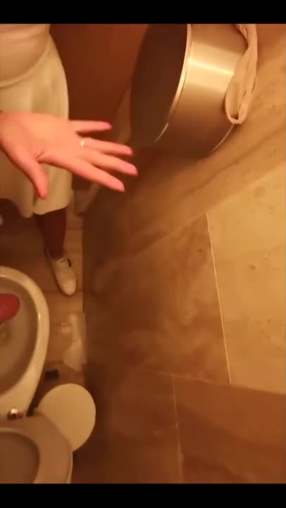Watch Naughty couple gets caught fucking in a public bathroom Full. Duration: 08:00 | ePornBabe.