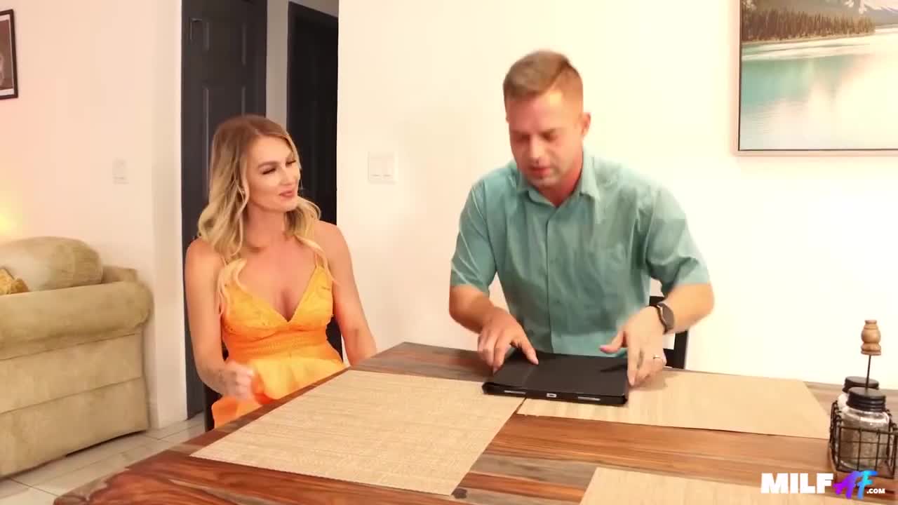 Watch Sexy Buxom Slim Blonde MILF Tempts an Accountant To Fuck Her Hard & Let Her Enjoy His Young Dick Full. Duration: 08:20 | ePornBabe.