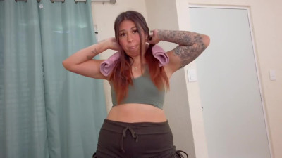 With Her Cunt Creampied By Another Man, a Slutty Curvy Latina Lets Her Hubby Fuck Her Hard To Punish