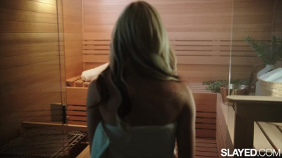 Beautiful girlfriends Xxlayna Marie and Britt Blair get steamy