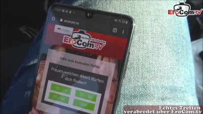 German Teen Slut Screws in Car on Date