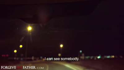 Asian hitchhiker babe gets a pick-up from a fetishist who wants to fuck her in balaclava