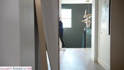 Curvy blonde slut straddles big dick like a depraved whore