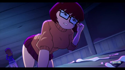 Sexy Wilma and Daphne fight with monsters in their own gangbang way