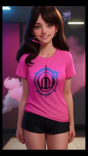 Skinny sweet ai generated Mona has something special to show that you won't stand and cum