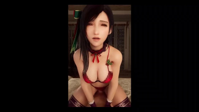 The cutest Tifa Lockhart moans on top of this dick FF7